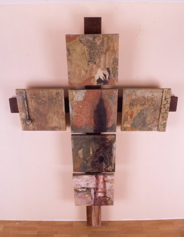 «La croix Didiojï »  6 x (56 x 56 cm)  1997